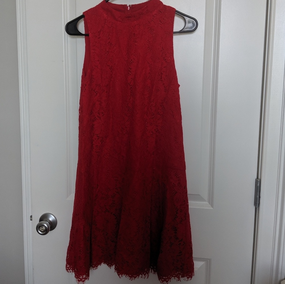 Red Lace Dress